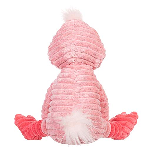 Apricot Lamb-Juguetes Peluche de Pana Flamenca Animal de Peluche Suave,Ideal para niños de 3 años o más y Adultos(Rosado Flamenca,23cm)