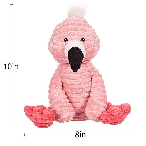 Apricot Lamb-Juguetes Peluche de Pana Flamenca Animal de Peluche Suave,Ideal para niños de 3 años o más y Adultos(Rosado Flamenca,23cm)