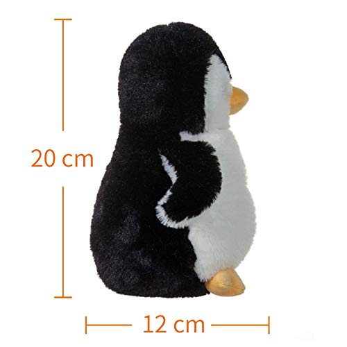 Apricot Lamb-Juguetes Peluche de Pingüino Blanco y Negro Animal de Peluche Suave,Ideal para niños de 3 años o más y Adultos(Pingüino Blanco y Negro,20cm)