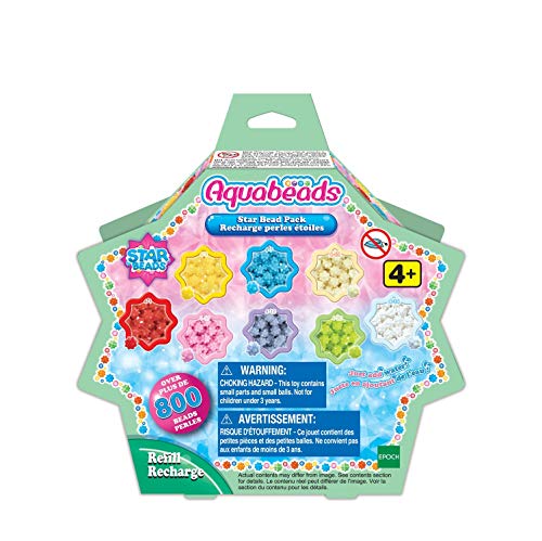 Aquabeads- Pack de Abalorios Estrella, Multicolor (Epoch 31603)