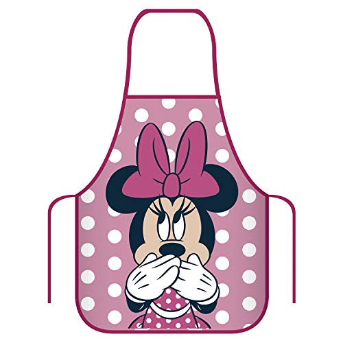 ARDITEX WD13026 Set de Cocina Infantil 2pzas (Delantal y Gorro de Chef) de Disney-Minnie