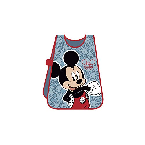 ARDITEX WD13355 Delantal con Mangas y Bolsillo para Actividades de Disney-Mickey