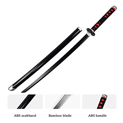 Arma Demon Slayer Blade Cos Espada Samurái Kamado Tanjiro Espada De Anime De Cosplay De Madera Juguete Arma Decorativa