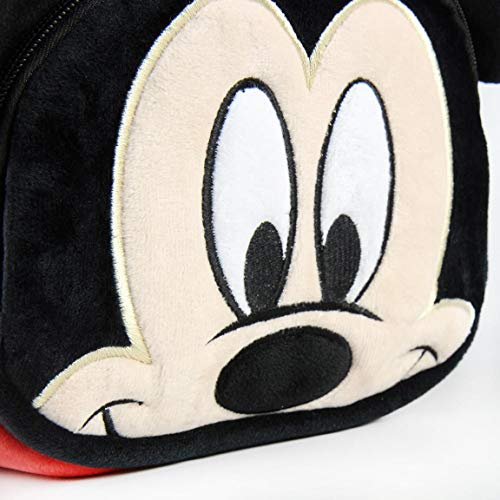 Artesania Cerda Personaje Mickey, Mochila Guardería, 22 cm, Rojo