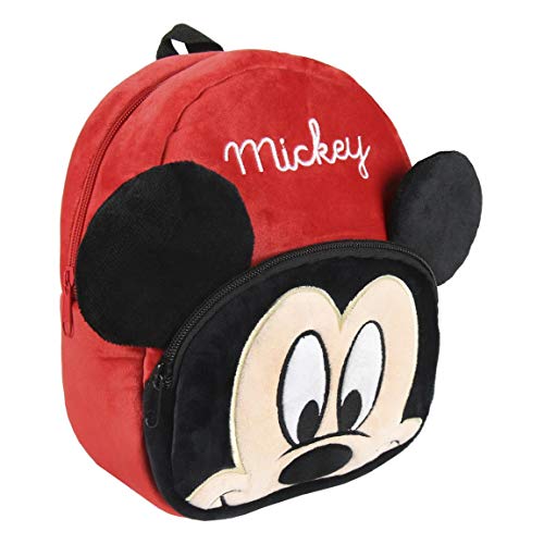 Artesania Cerda Personaje Mickey, Mochila Guardería, 22 cm, Rojo