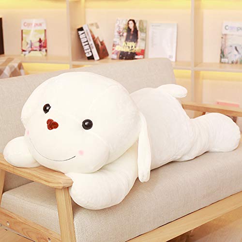 ASDFF Juguete de Peluche hiena Juguete de Peluche fragante muñeca de Perro muñeca muñeca Linda Almohada para Dormir cumpleaños Regalo de niño Novia Rubor Blanco 45 cm