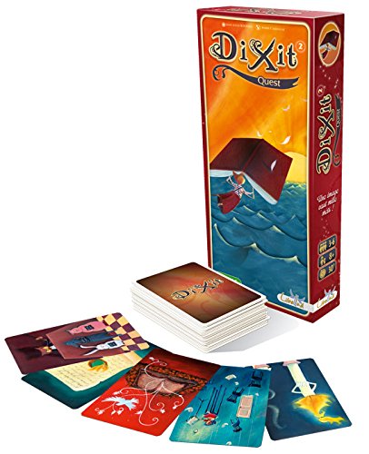 Asmodee - Dixit 2 Quest Juego de Mesa, edición Italiana, Multicolor, DIX02IT