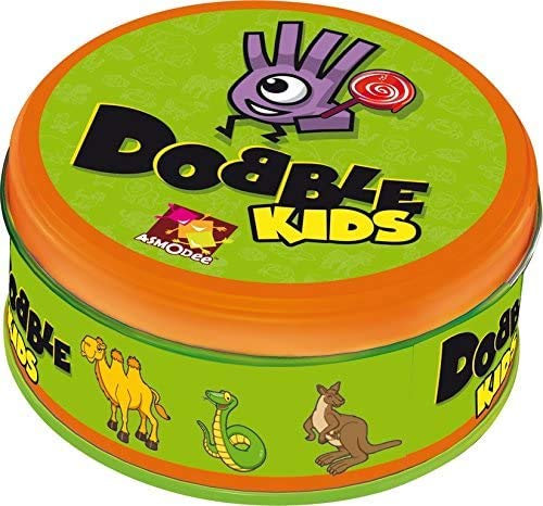 Asmodee – Dobble Kids – Juego de cartas, edición en italiano (8231) - Idioma Italiano