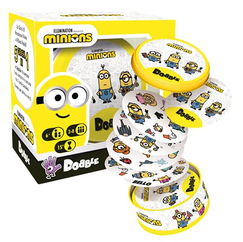 Asmodee - Dobble: Minions, Juego de Cartas para Toda la Familia, edición en Italiano, 8252