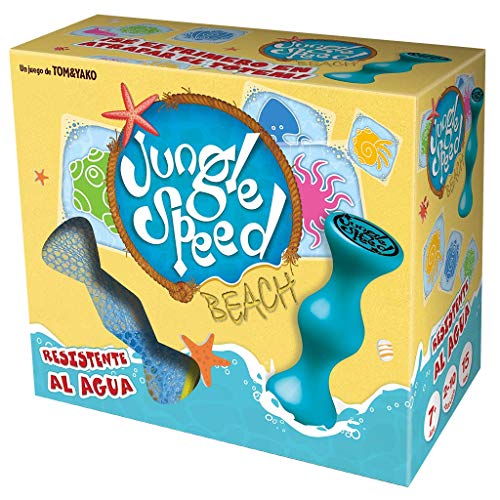 Asmodee, Jungle Speed Beach, JSBEAC01ES