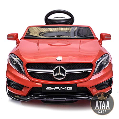 ATAA Mercedes GLA Coche eléctrico para niños batería 12v con Mando Padres teledirigido - Rojo