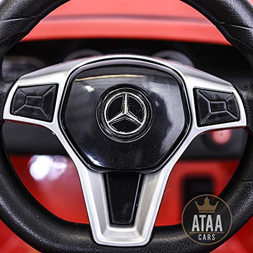 ATAA Mercedes GLA Coche eléctrico para niños batería 12v con Mando Padres teledirigido - Rojo