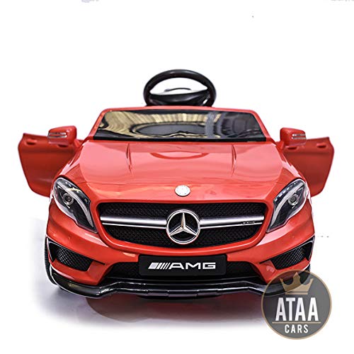 ATAA Mercedes GLA Coche eléctrico para niños batería 12v con Mando Padres teledirigido - Rojo