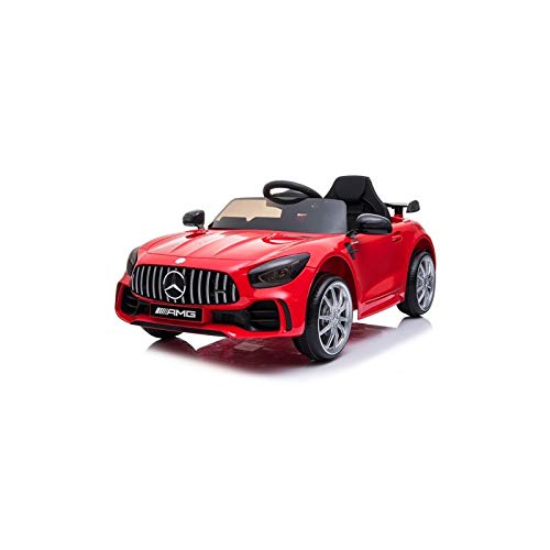 ATAA Mercedes GTR 12v - Rojo - Coche eléctrico para niños con batería de 12v y Mando para Padres