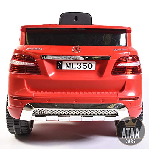 ATAA Mercedes ML350 Licenciado batería 12v - Rojo - Grandes Dimensiones 110*67*53cm