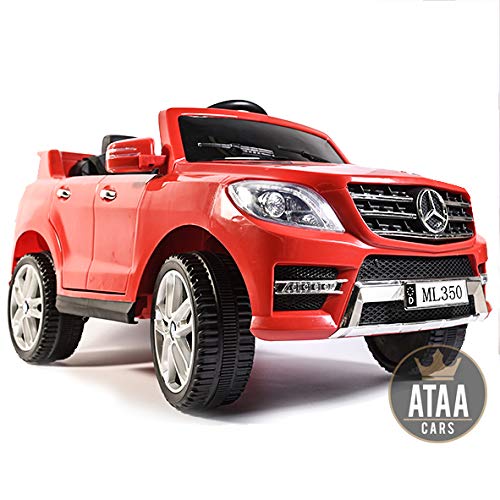 ATAA Mercedes ML350 Licenciado batería 12v - Rojo - Grandes Dimensiones 110*67*53cm