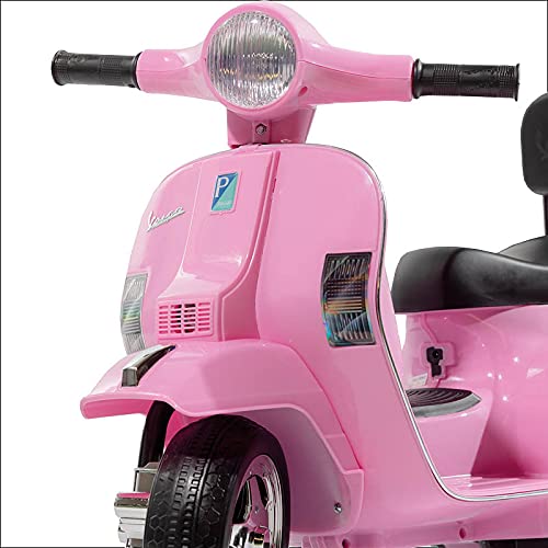 ATAA Vespa clásica PX150 Mini Oficial - Rosa Moto eléctrica para niños Vespa clásica PX150