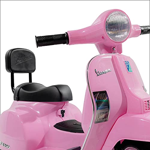 ATAA Vespa clásica PX150 Mini Oficial - Rosa Moto eléctrica para niños Vespa clásica PX150