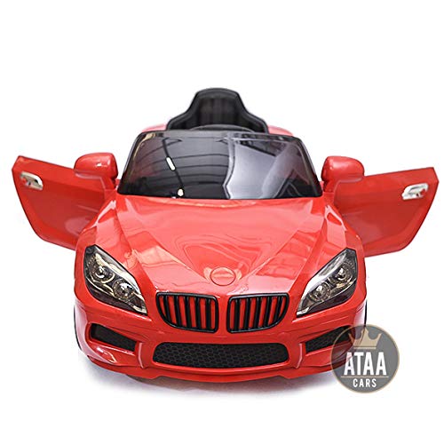 ATAA X5 Berlina 12v Mando Remoto para Padres - Rojo - Coche eléctrico Infantil para niños