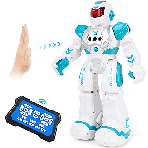 Auney Robot de Control Remoto para niños, Inteligente RC Robot Juguete Gestos Control Robots (Verde)