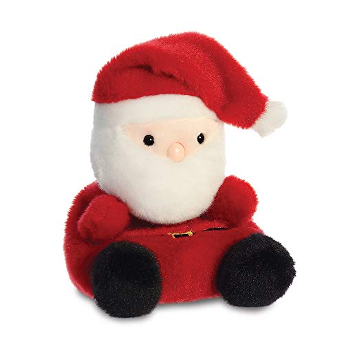 Aurora, 99131, Palm Pals Santa Claus, 15 cm, Juguete Suave, Rojo y Blanco