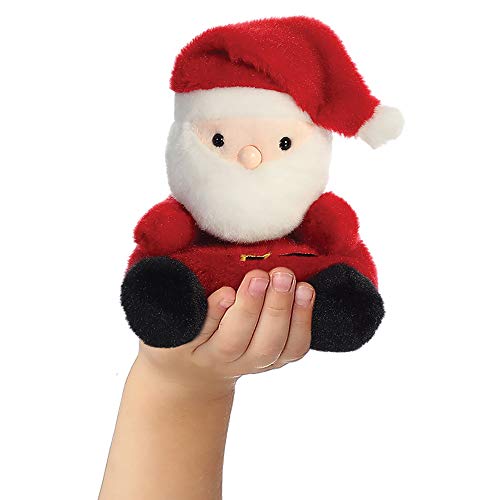 Aurora, 99131, Palm Pals Santa Claus, 15 cm, Juguete Suave, Rojo y Blanco