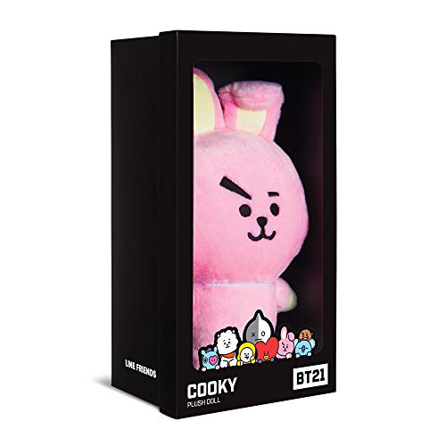 Aurora BT21 - Juguete de Peluche Oficial (tamaño Mediano), Color Rosa, 61318