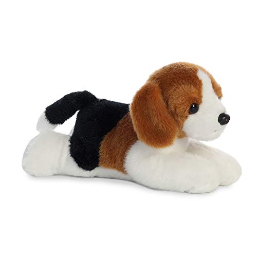 Aurora World - Perro Beagle Homer de Peluche Flopsies, 20 cm