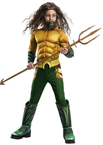 Avengers - Disfraz de Aquaman Premium, para niños, 3-4 años (Rubies 641365-S)