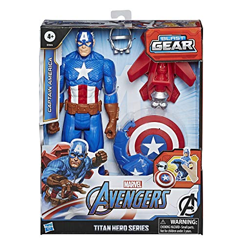 Avengers Figura Titan Con Accesorios Capitan América (Hasbro E73745L0)