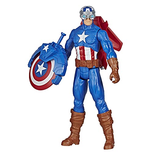 Avengers Figura Titan Con Accesorios Capitan América (Hasbro E73745L0)