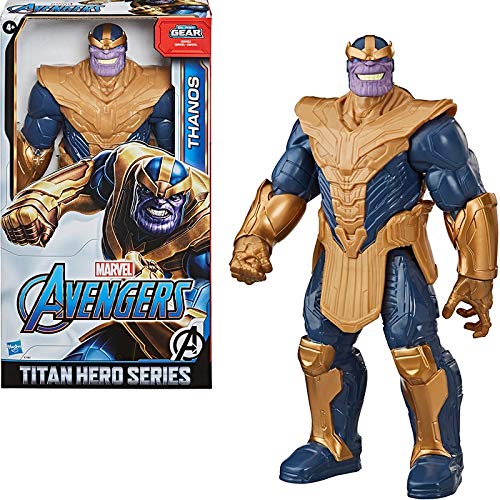 Avengers- Figura Titan Hero Deluxe Thanos (Hasbro E73815L0)