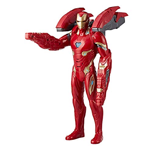 Avengers: Infinity War – Iron Man Mission Tech Titan Hero con Accesorio (Personaje, Figuras Action), E0560103