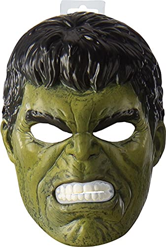 Avengers - Máscara de Hulk para niño, Marvel - Talla única infantil (Rubie'S 39215)