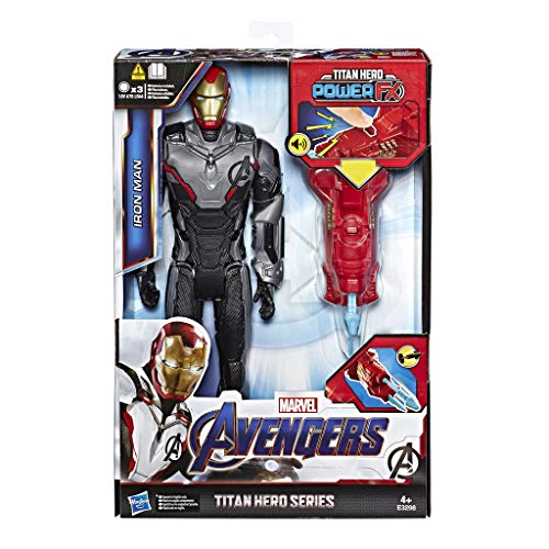 Avengers- Titan Hero FX Figura Iron Man, Multicolor, Talla Única (Hasbro E3298105)