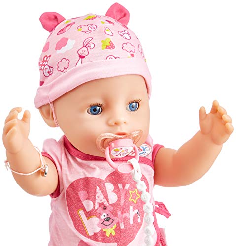 Baby Born 30878 Baby Born - Muñeca interactiva con 9 Funciones y 11 Accesorios