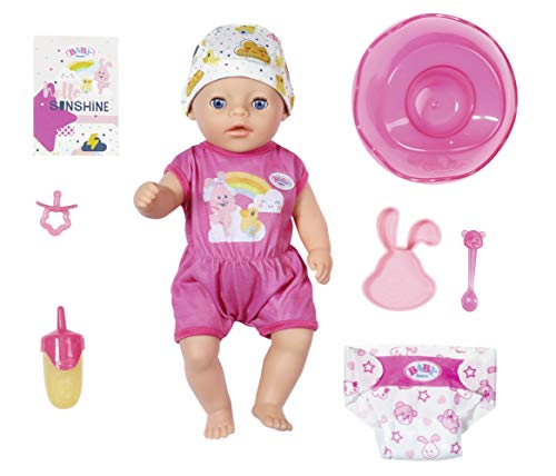 BABY born Muñeca Soft Touch de 36 cm, Para Manos pequeñas, Promueve la Empatía y Las Habilidades Sociales, Para Niños a Partir de 2 años, Incluye Muñeca, Vestidos y Accesorios