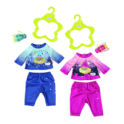 BABY born Play&Fun Nightlight Outfit Juego de ropita para muñeca - Accesorios para muñecas (Juego de ropita para muñeca, 3 año(s), Multicolor, 43 cm, Chica, 43 cm) , color/modelo surtido