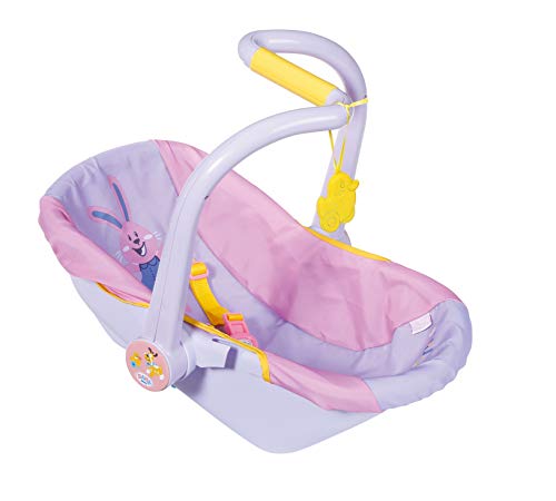 BABY born Sillita para Muñecas de 43 cm - Con Cinturones de Seguridad con Clip, Para Manos Pequeñas, Promueve la Empatía y Las Habilidades Sociales, Para Niños a Partir de 3 Años