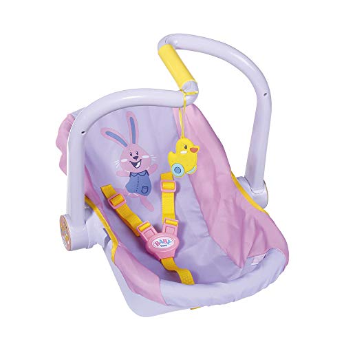 BABY born Sillita para Muñecas de 43 cm - Con Cinturones de Seguridad con Clip, Para Manos Pequeñas, Promueve la Empatía y Las Habilidades Sociales, Para Niños a Partir de 3 Años