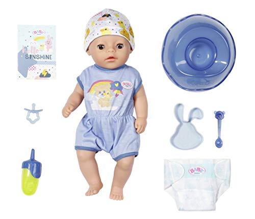 BABY born Soft Touch - Muñeco Little Boy 36 cm, Para Manos Pequeñas, Promueve la Empatía y las Habilidades Sociales, Para Niños a Partir de 2 Años, Con Muñeco, Vestidos y Accesorios