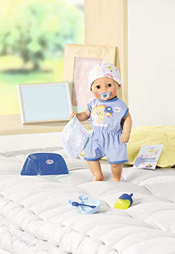 BABY born Soft Touch - Muñeco Little Boy 36 cm, Para Manos Pequeñas, Promueve la Empatía y las Habilidades Sociales, Para Niños a Partir de 2 Años, Con Muñeco, Vestidos y Accesorios