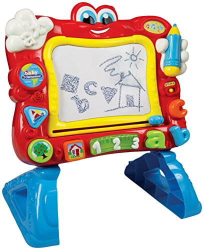 Baby Clementoni-La Pizarra Cantarina Juego Interactivo para Niños, Multicolor, One Size (55131.6)