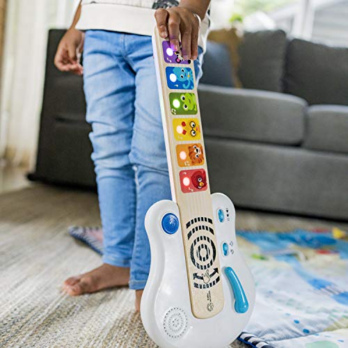 Baby Einstein, Hape Guitarra electrónica, Juguete de madera Strum Along Songs, +12 meses