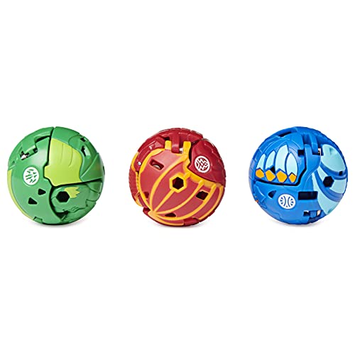 BAKUGAN Collectible Action Starter Pack 3-Pack, Nillious Ultra, Geogan Rising Figuras de acción coleccionables (Spin Master 6062069)