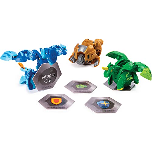 Bakugan Starter 3 Pack - Mix 2 - Peonzas (Batalla de trompos, Multicolor, De plástico, 6 año(s), Niño/niña, China) , color/modelo surtido