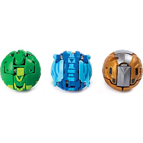 Bakugan Starter 3 Pack - Mix 2 - Peonzas (Batalla de trompos, Multicolor, De plástico, 6 año(s), Niño/niña, China) , color/modelo surtido