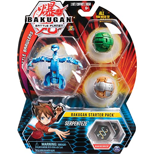 Bakugan Starter 3 Pack - Mix 2 - Peonzas (Batalla de trompos, Multicolor, De plástico, 6 año(s), Niño/niña, China) , color/modelo surtido