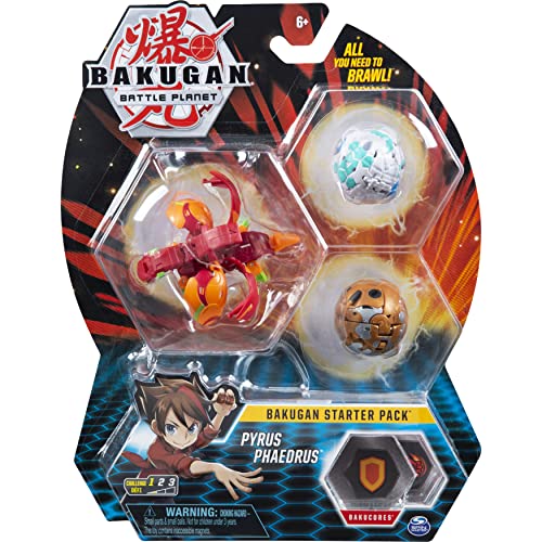 BAKUGAN Starter Pack Set Assortment (Styles may Vary-One Supplied) Surtido de paquetes de iniciación (estilos pueden variar, uno incluido), color multicolor. (Spin Master Toys Ltd 6045144)