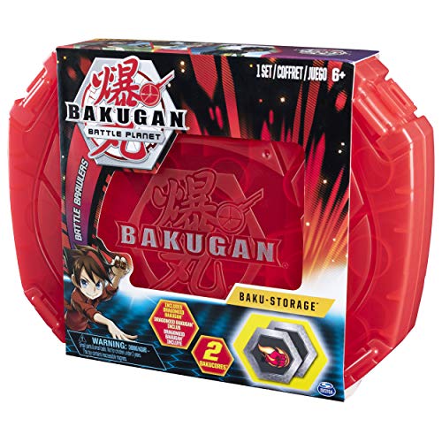 Bakugan Storage Case - Caja de Almacenamiento con Pyrus Dragonoid Bakugan